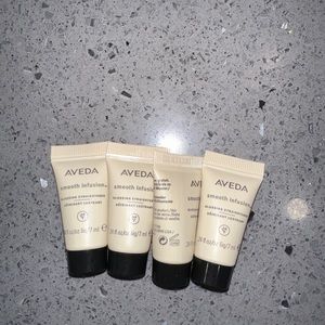 Lot of 4~~Aveda Smooth Infusion Glossing straightener 0.24 fl oz sample size NEW